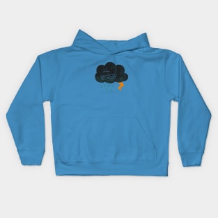 Sombre Weather Kids Hoodie